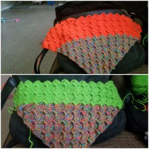 Green is mine. The orange is hers. I am obviously team Green.